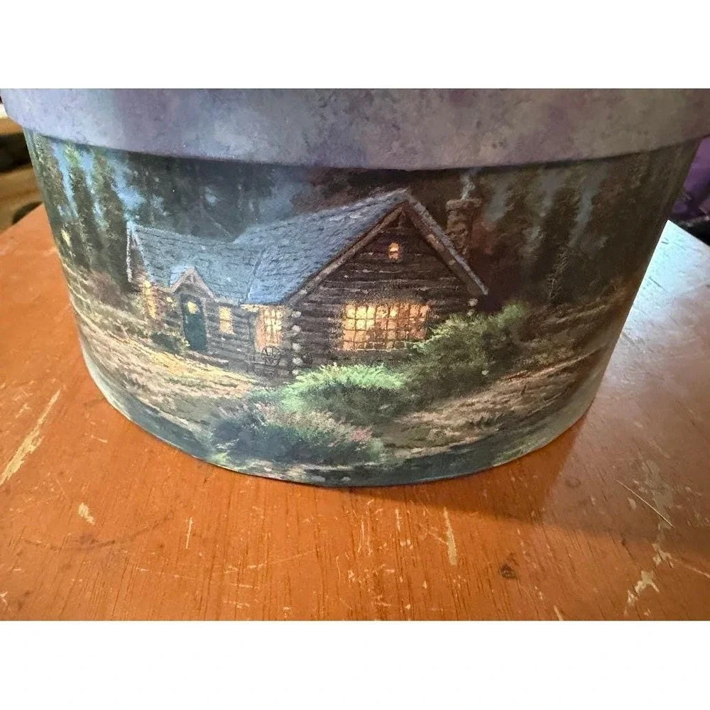 Thomas Kinkade decorative round